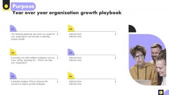 Purpose Year Over Year Organization Growth Playbook Year Over Year Organization Growth Playbook