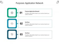 Purposes application network ppt powerpoint presentation summary gallery cpb