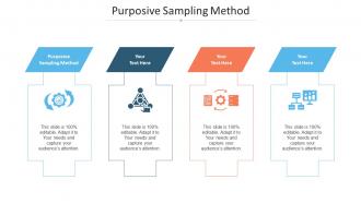 Purposive Sampling Method Ppt Powerpoint Presentation Pictures Gridlines Cpb