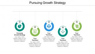 Pursuing growth strategy ppt powerpoint presentation icon objects cpb