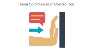 Push Communication Colored Icon In Powerpoint Pptx Png And Editable Eps Format