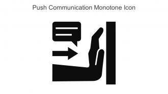 Push Communication Monotone Icon In Powerpoint Pptx Png And Editable Eps Format