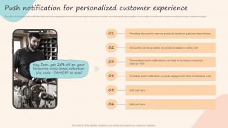 Push Notification For Personalized Customer Experience Formulating Customized Marketing Strategic Plan