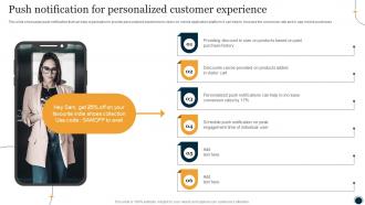Push Notification For Personalized Customer Experience One To One Promotional Campaign