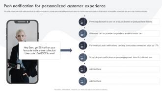 Push Notification For Personalized Customer Experience Targeted Marketing Campaign For Enhancing