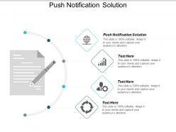 Push notification solution ppt powerpoint presentation gallery good cpb