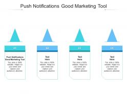 Push notifications good marketing tool ppt powerpoint presentation styles good cpb