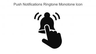 Push Notifications Ringtone Monotone Icon In Powerpoint Pptx Png And Editable Eps Format