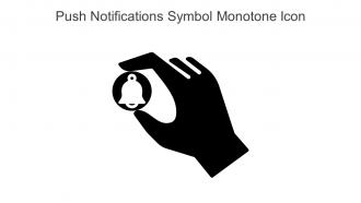 Push Notifications Symbol Monotone Icon In Powerpoint Pptx Png And Editable Eps Format