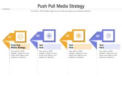 Push pull media strategy ppt powerpoint presentation portfolio professional cpb