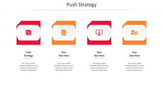 Push strategy ppt powerpoint presentation portfolio elements cpb
