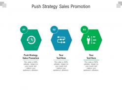Push strategy sales promotion ppt powerpoint presentation ideas template cpb