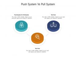 Push system vs pull system ppt powerpoint presentation portfolio grid cpb