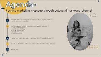 Pushing Marketing Message Through Outbound Marketing Channel MKT CD V Colorful Customizable