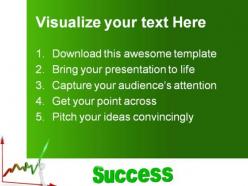 Pushing up profit success powerpoint templates and powerpoint backgrounds 0511