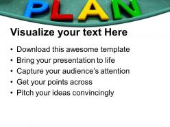 Put your plan into action blackboard powerpoint templates ppt themes and graphics