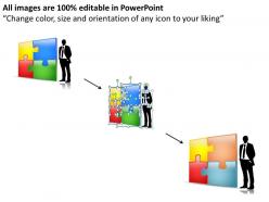 35651968 style puzzles matrix 1 piece powerpoint presentation diagram infographic slide