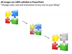58911178 style puzzles matrix 1 piece powerpoint presentation diagram infographic slide