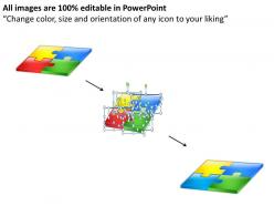 77379072 style puzzles matrix 1 piece powerpoint presentation diagram infographic slide