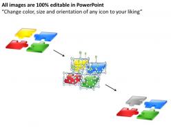 88990574 style puzzles matrix 1 piece powerpoint presentation diagram infographic slide
