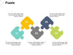 Puzzle business problem solving f153 ppt powerpoint presentation portfolio infographics