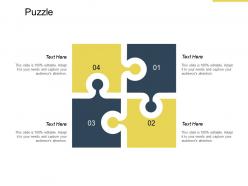 Puzzle business solution k188 ppt powerpoint presentation file