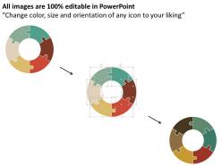 93854466 style division pie-donut 6 piece powerpoint presentation diagram infographic slide