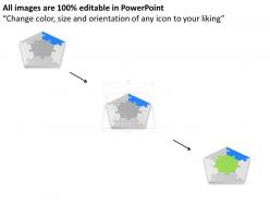 17824049 style cluster hexagonal 6 piece powerpoint presentation diagram infographic slide