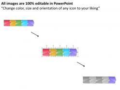 Puzzle design to follow a defined process 5 stages wire schematic powerpoint templates