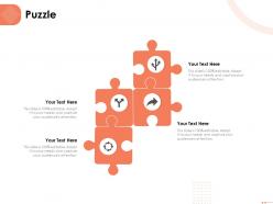 Puzzle editable capture ppt powerpoint presentation visual aids infographic template