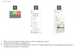 Puzzle for business process management powerpoint slides