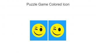 Puzzle Game Colored Icon In Powerpoint Pptx Png And Editable Eps Format