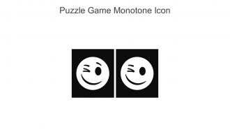 Puzzle Game Monotone Icon In Powerpoint Pptx Png And Editable Eps Format