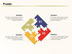 Puzzle organization finance restructing ppt powerpoint presentation clipart