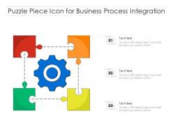 Puzzle piece icon for business process integration
