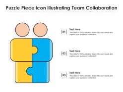 Puzzle Piece Icon Illustrating Team Collaboration