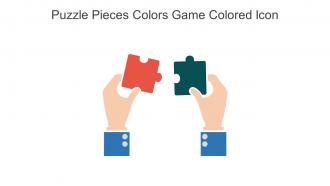 Puzzle Pieces Colors Game Colored Icon In Powerpoint Pptx Png And Editable Eps Format