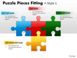 Puzzle Pieces Fitting Style 1 PPT 2