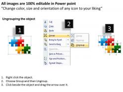 97145838 style puzzles matrix 1 piece powerpoint presentation diagram infographic slide