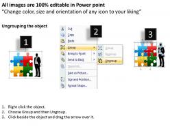 48726004 style puzzles matrix 1 piece powerpoint presentation diagram infographic slide