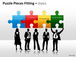 Puzzle pieces fitting style 1 ppt 6