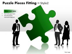 Puzzle pieces fitting style 2