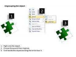 61621055 style puzzles matrix 1 piece powerpoint presentation diagram infographic slide