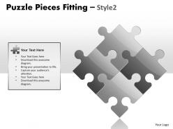 Puzzle pieces fitting style 2 ppt 1