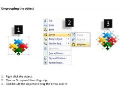 64740542 style puzzles matrix 1 piece powerpoint presentation diagram infographic slide