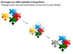 5904127 style puzzles matrix 1 piece powerpoint presentation diagram infographic slide