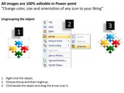 69522245 style puzzles matrix 1 piece powerpoint presentation diagram infographic slide