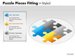 Puzzle pieces fitting style 2 ppt 5
