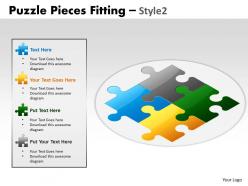 Puzzle pieces fitting style 2 ppt 5
