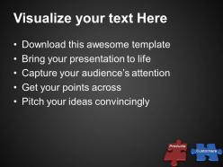 Puzzle pieces ppt powerpoint templates products customers sales slides